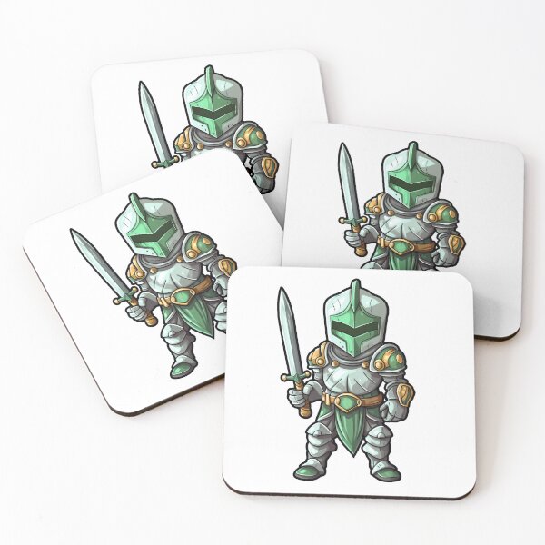 Item preview, Green Cartoon Knight holding Sword designed and sold by epically.
