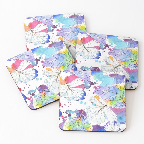 Item preview, Watercolor Feather Pattern designed and sold by MxA19.
