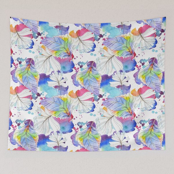 Item preview, Watercolor Feather Pattern designed and sold by MxA19.