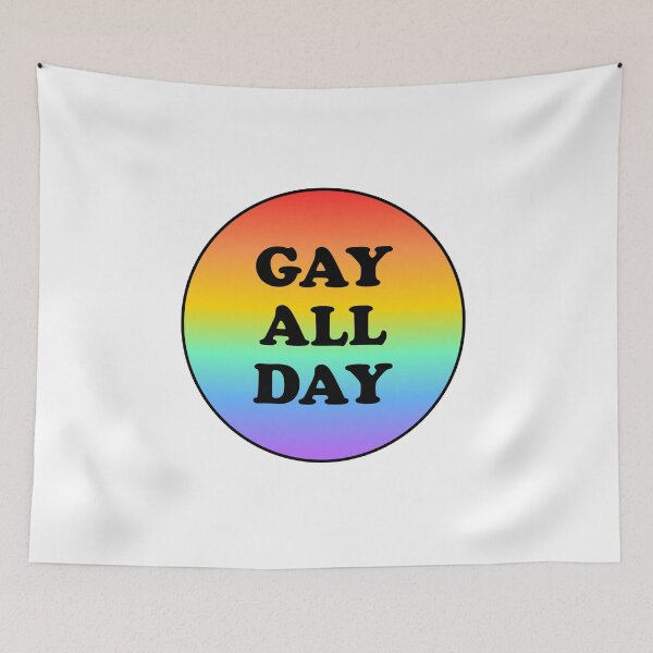 Item preview,  Gay All Day LGBT Pride designed and sold by Inspirationmotivation.