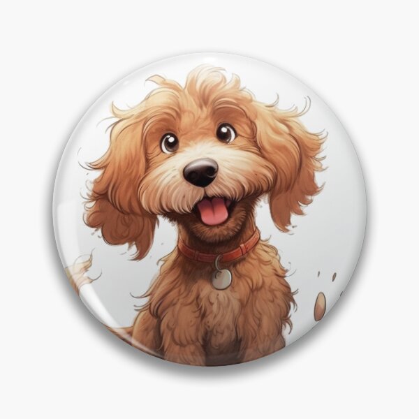 Item preview, Cute Labradoodle Dog designed and sold by A2Z-Printz.