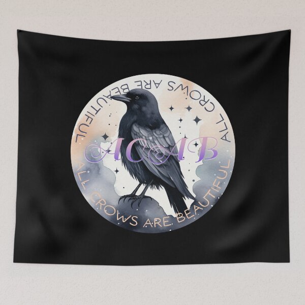 Item preview, All Crows Are Beautiful designed and sold by Rachel Foster.