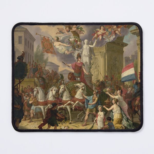 Item preview, Allegory of the Triumphal Procession of the Prince of Orange, the Future King Willem II, as the Hero of Waterloo | Cornelis van Cuylenburgh (II) | 1815 Historic Art designed and sold by CJET.