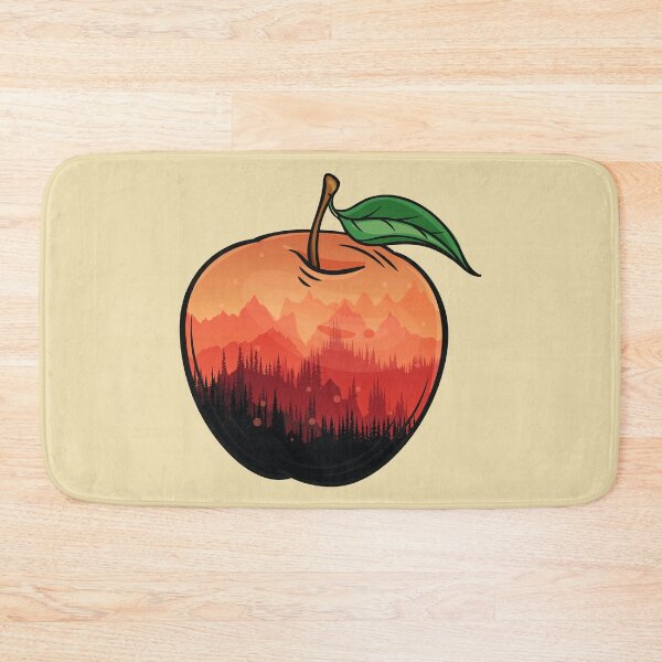Item preview, Fresh apple fruit on mountain forest  designed and sold by Donutlovers.