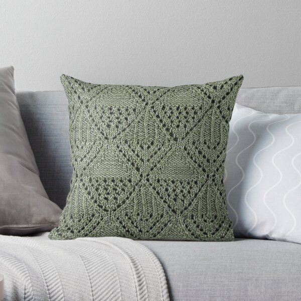 Candelabra - Sage Throw Pillow