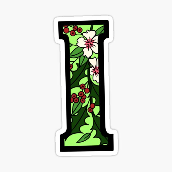 Item preview, I is for Ilex (Holly) designed and sold by CraftingMsDaisy.