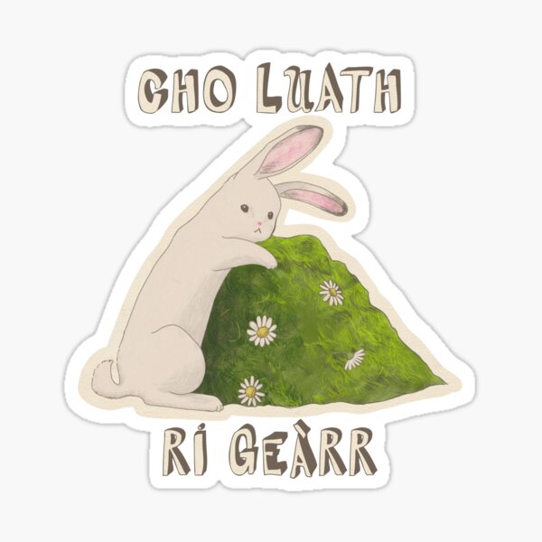 Cho Luath ri Geàrr Sticker