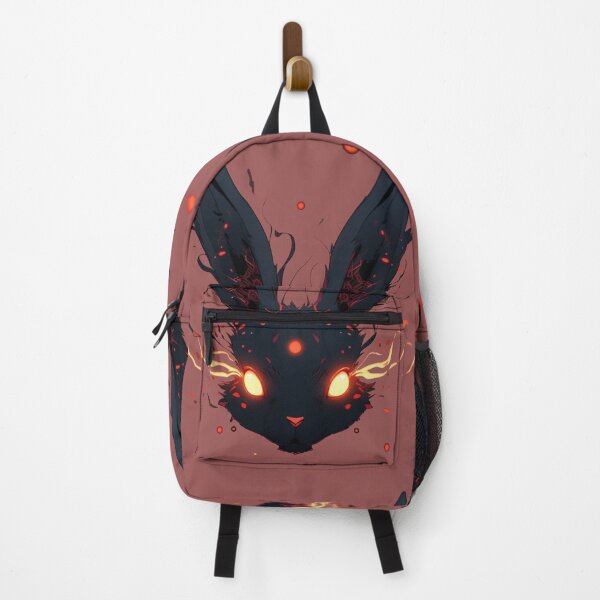 Artikelvorschau, Blazing Bad Bunny: Ein feuriges Kunstwerk im Anime-Stil entworfen und verkauft von SageGreenShop.