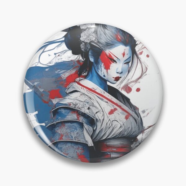 Item preview, Akiko the Spring Warrior Geisha designed and sold by nerdland.