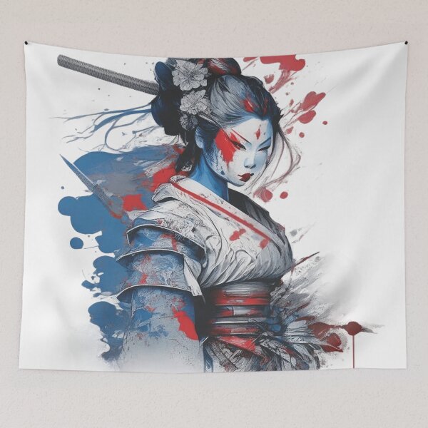 Item preview, Akiko the Spring Warrior Geisha designed and sold by nerdland.