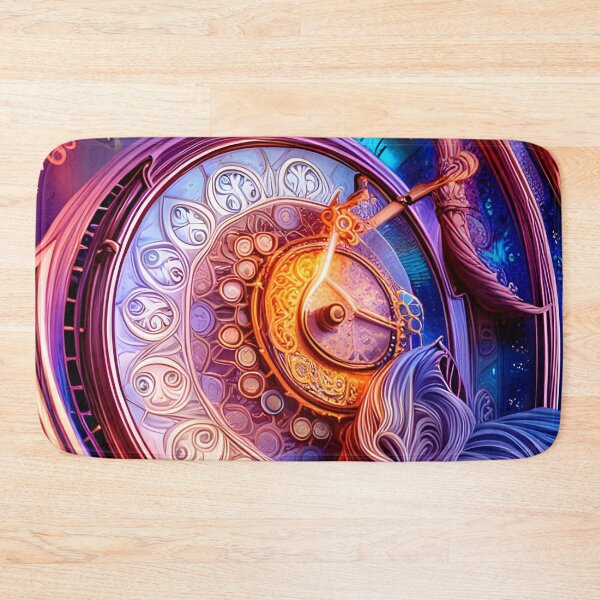 Item preview, Vibrant Steampunk Cosmic Clock designed and sold by WitchyWare.