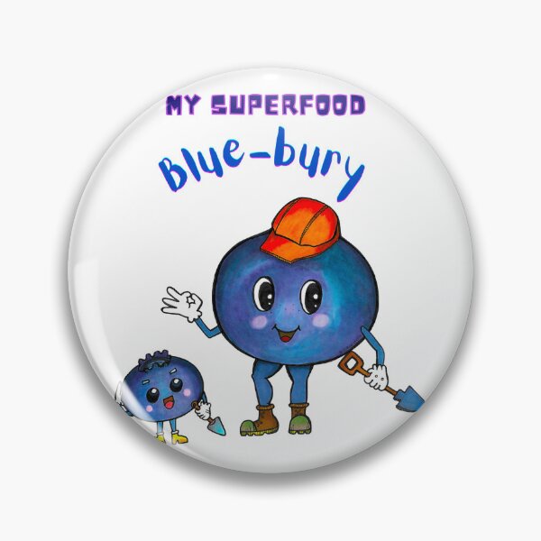 Item preview, MY SUPER FOOD / Blue-bury / Blueberry designed and sold by lilireal  studio.