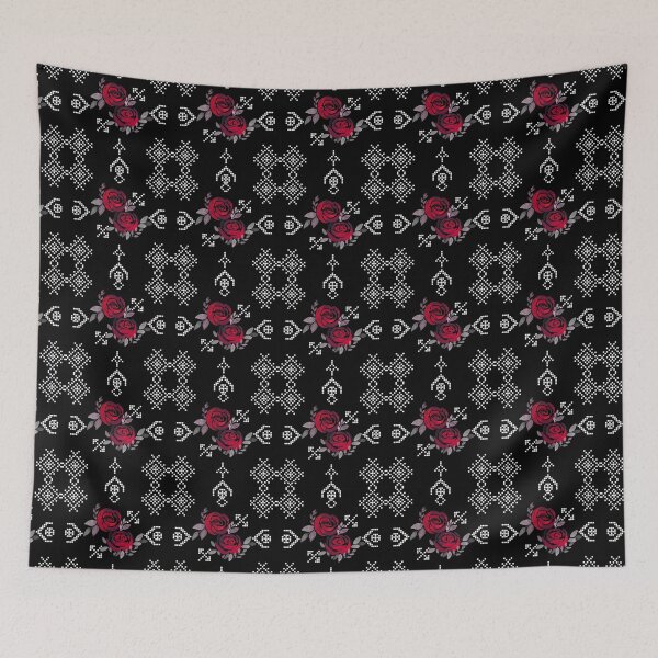 Item preview, Ethnic red black pattern designed and sold by fuzzyfox.