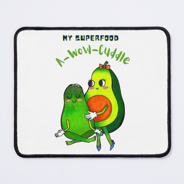 Item preview, MY SUPER FOOD / A-Wow-Cuddle / Avocado designed and sold by lilireal  studio.