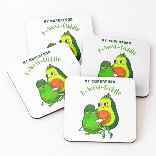 Item preview, MY SUPER FOOD / A-Wow-Cuddle / Avocado designed and sold by lilireal  studio.