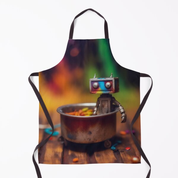 Item preview, Tiny Robot enjoying a bath designed and sold by MuteEcho.