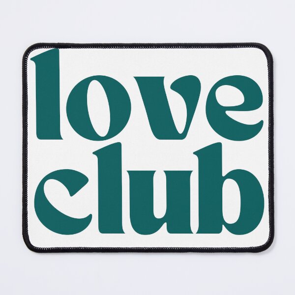 Item preview, Love club, retro font tee shirt self love motivation tote bag designed and sold by LucyfromMilol.