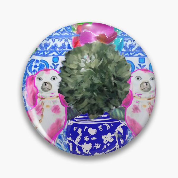Artikelvorschau, Staffordshire-Hunde im Chinoiserie-Interieur entworfen und verkauft von SophieClimaArt.