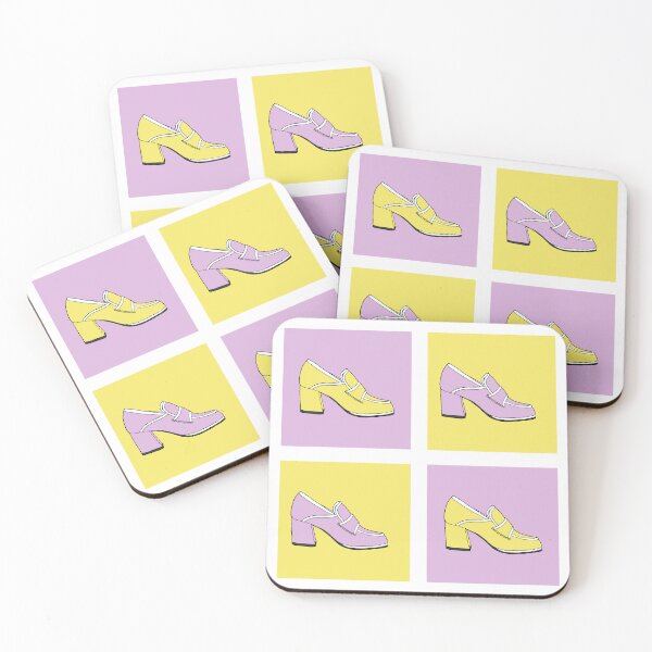 Item preview, Fluevog Nimbus Shoe Yellow and Lavender designed and sold by anne m bray.