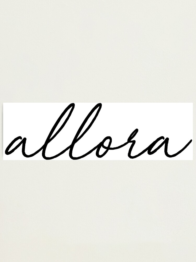 Impression Photo Allora Italien Citation Sticker Par Aterkaderk Redbubble