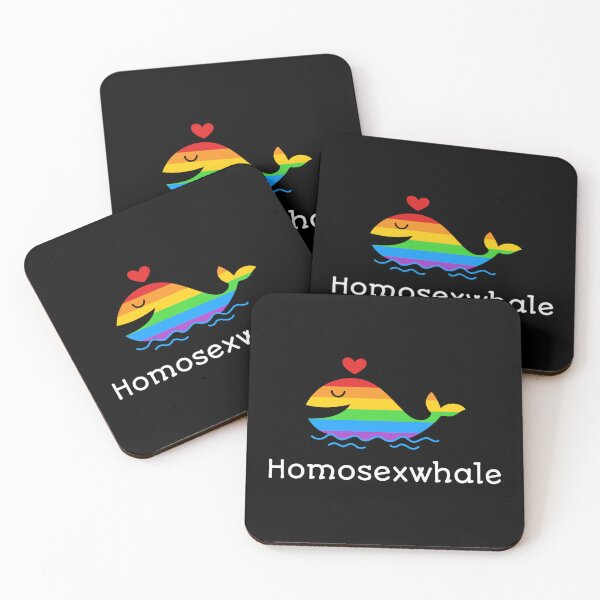 Item preview, Homosexwhale Rainbow LGBTQIA. LGBTQ Pride designed and sold by Subtle Pride Shop.
