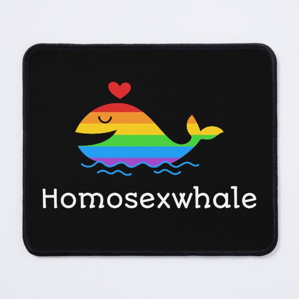 Item preview, Homosexwhale Rainbow LGBTQIA. LGBTQ Pride designed and sold by Subtle Pride Shop.