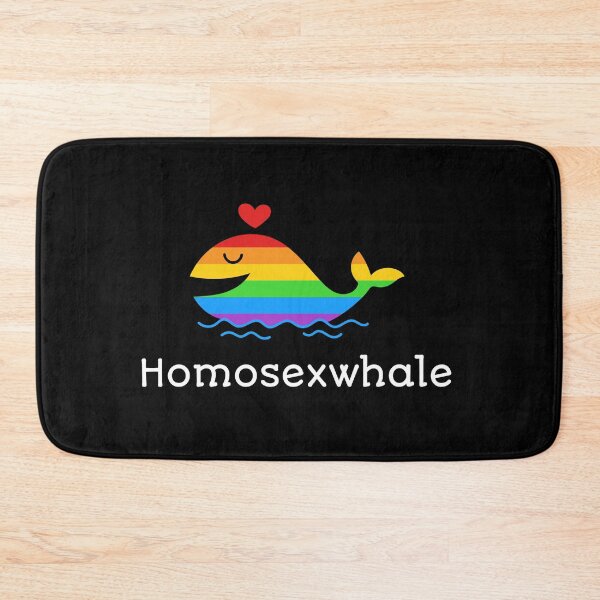Item preview, Homosexwhale Rainbow LGBTQIA. LGBTQ Pride designed and sold by Subtle Pride Shop.
