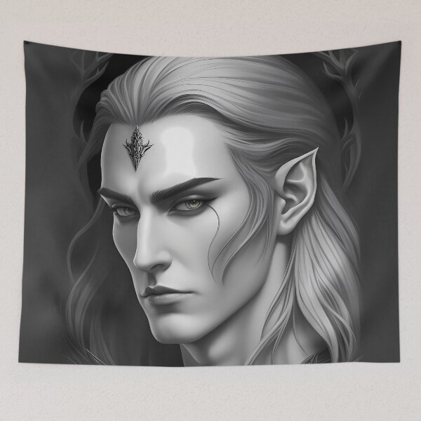 Item preview, Dark Fantasy Male Marbleborn Character 32 designed and sold by Inspire-Imagery.