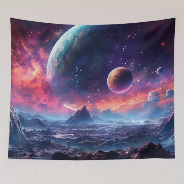 Item preview, Infinite expanses - planet landscape designed and sold by unknown-places.