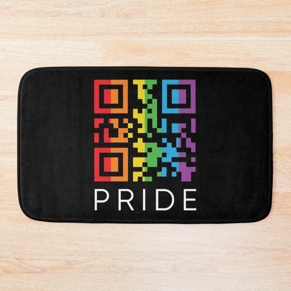 Item preview, QR Code Rainbow. LGBTQ Pride designed and sold by Subtle Pride Shop.