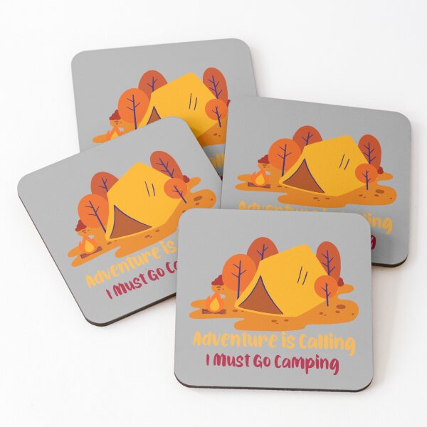 Item preview, Adventure is Calling, I Must Go Camping designed and sold by Abstractbyreyno.