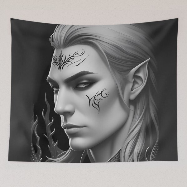 Item preview, Dark Fantasy Male Marbleborn Character 33 designed and sold by Inspire-Imagery.