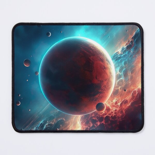 Item preview, Planets Collide - Outer Space Art designed and sold by unknown-places.