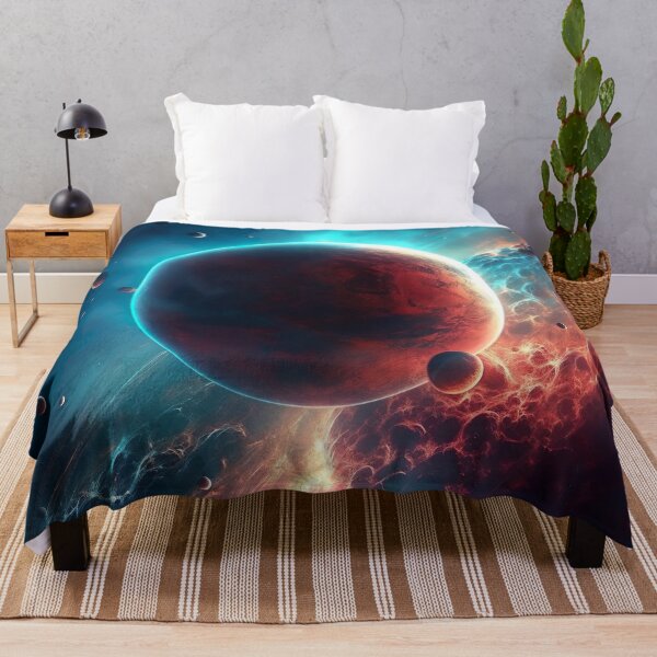 Item preview, Planets Collide - Outer Space Art designed and sold by unknown-places.