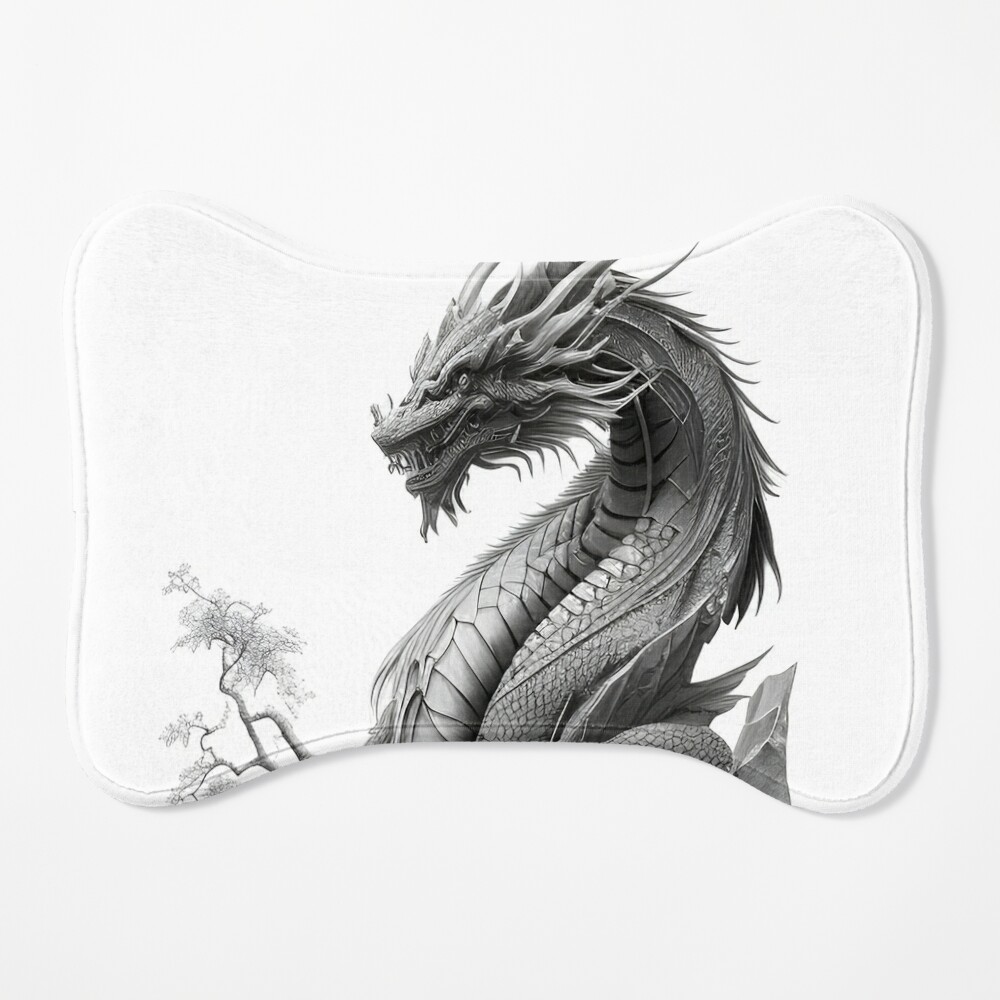 Chinese Dragon drawing Poster for Sale by Pencil-Art