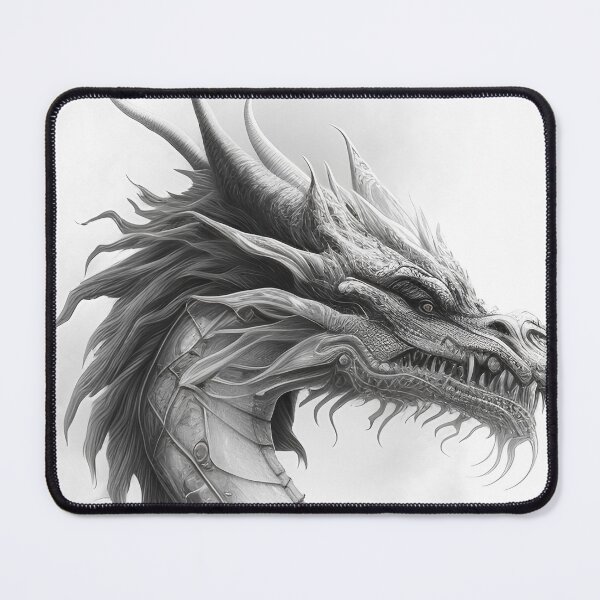 Item preview, Black and white Chinese Dragon designed and sold by Pencil-Art.