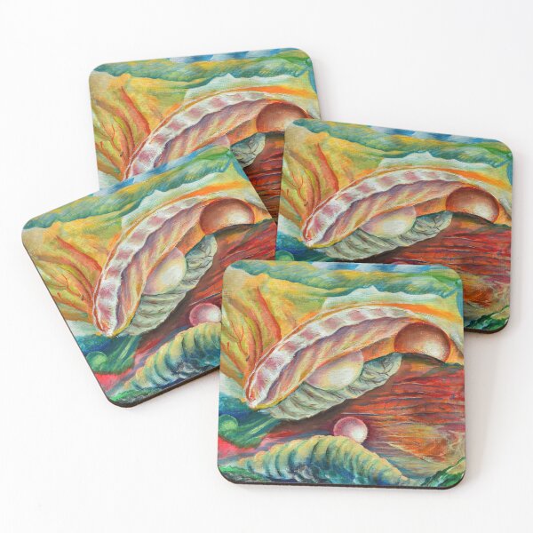 Item preview, Oil Painting - Abstract Pearl Landscape 12"x16" designed and sold by Igor Pozdnyakov.