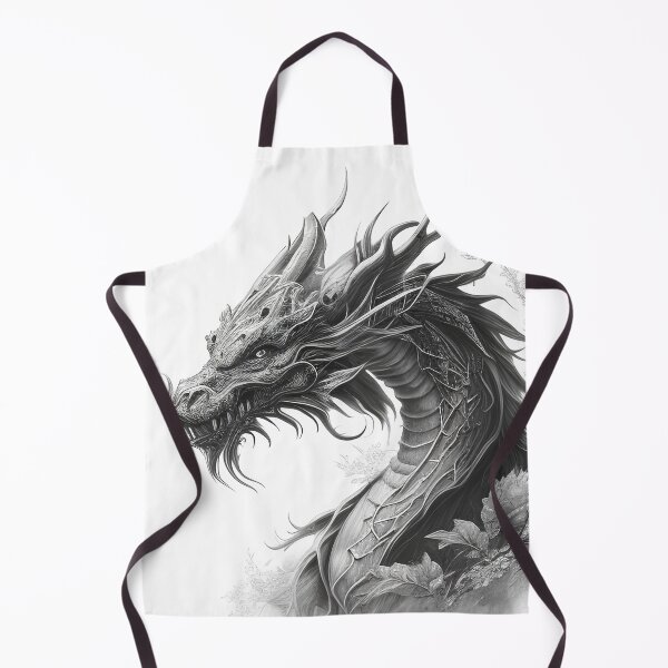 Item preview, Black and white Chinese Dragon designed and sold by Pencil-Art.
