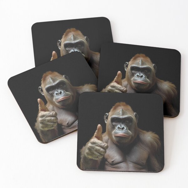 Item preview, Playful Praise: The Affirmative Monkey designed and sold by GoBeyondChannel.