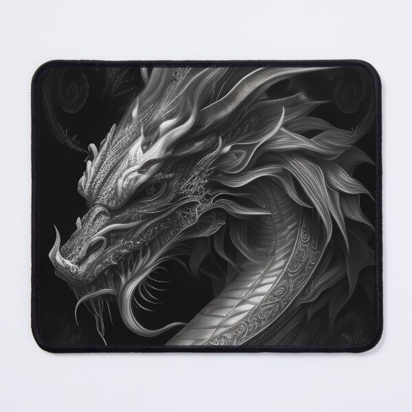 Item preview, Black and white Chinese Dragon designed and sold by Pencil-Art.