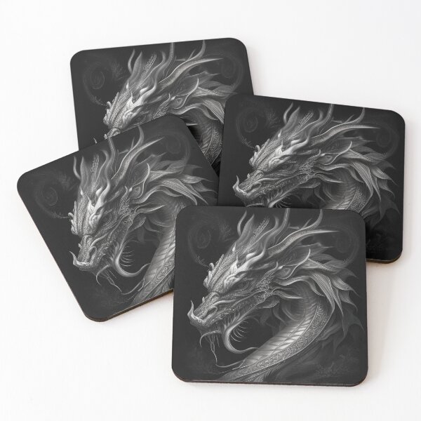 Item preview, Black and white Chinese Dragon designed and sold by Pencil-Art.