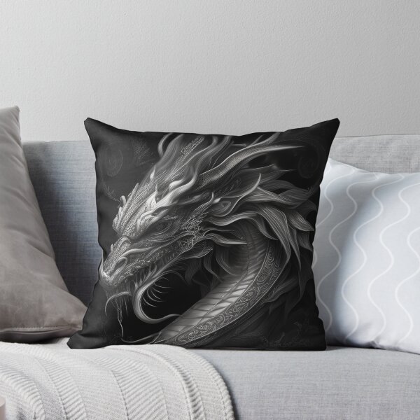 Item preview, Black and white Chinese Dragon designed and sold by Pencil-Art.