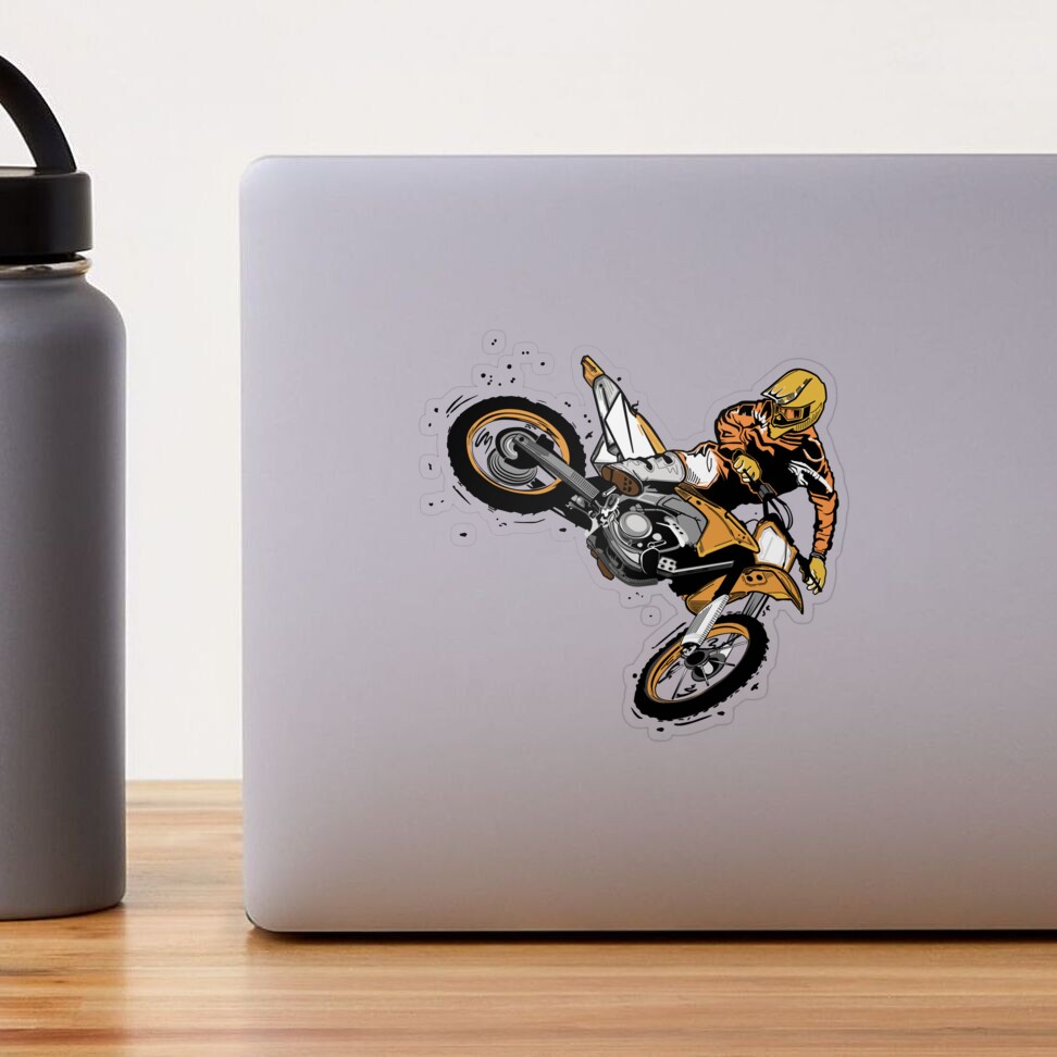 Sticker personnalisation motocross - TenStickers