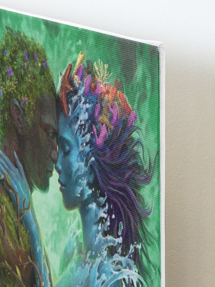 Reversed Eternal Kiss - Water x Earth | Mounted Print