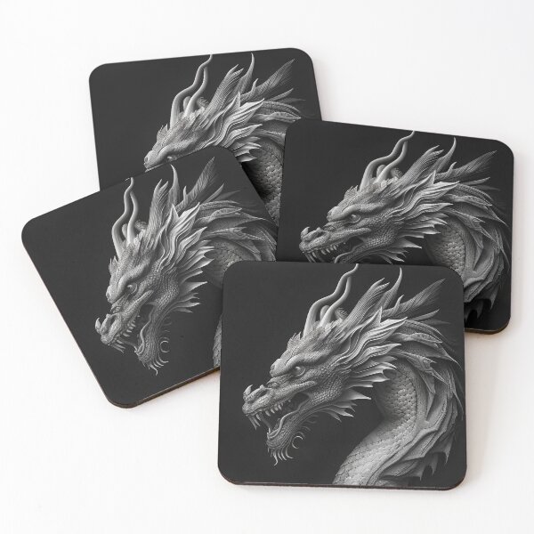 Item preview, Black and white Chinese Dragon designed and sold by Pencil-Art.