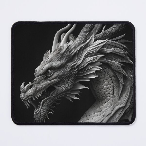 Item preview, Black and white Chinese Dragon designed and sold by Pencil-Art.
