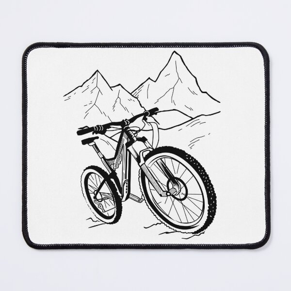 Item preview, MTB bicycle mountain bike cycling mountain biker designed and sold by LuminOrb.