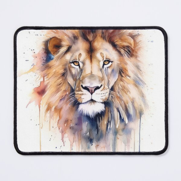 Item preview, Lion's Gaze: A Watercolor Enigma designed and sold by GoBeyondChannel.