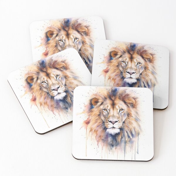 Item preview, Lion's Gaze: A Watercolor Enigma designed and sold by GoBeyondChannel.