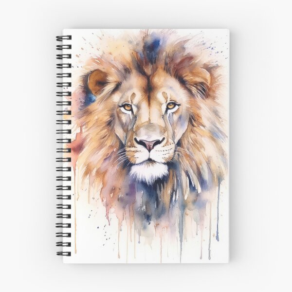 Item preview, Lion's Gaze: A Watercolor Enigma designed and sold by GoBeyondChannel.